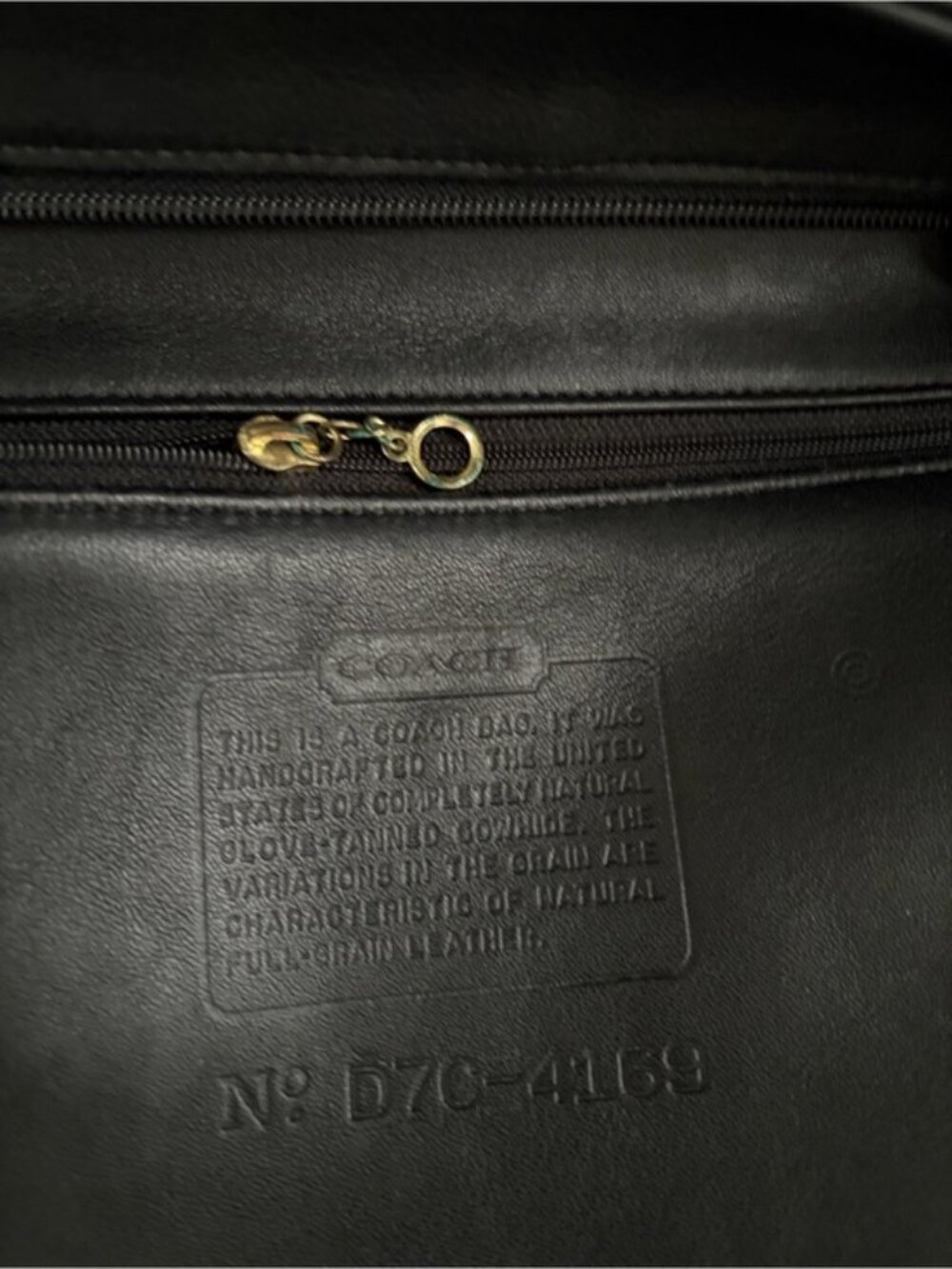 Coach Bag Vintage 4169 Soho Erickson Black Leather Shoulder Bag Hobo Bag - Picture 13 of 15